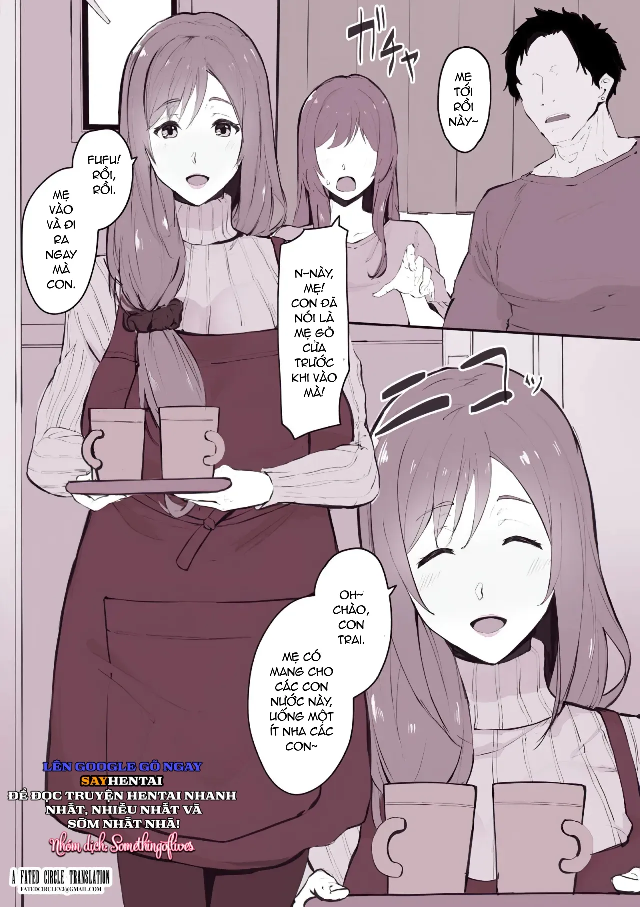 "Musume no Karesi ni Netorare Tyau Mama-san - Oneshot "